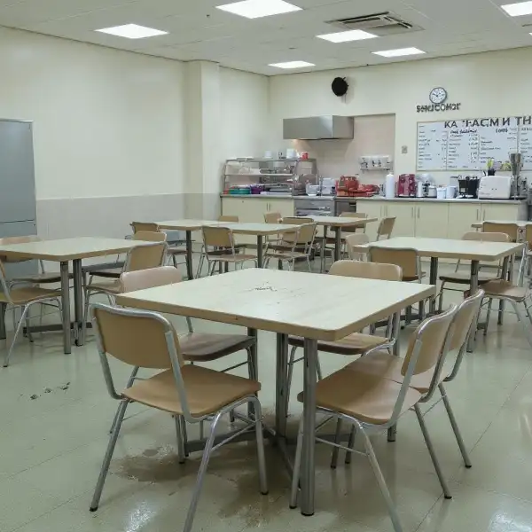 Санитарная очистка столовой - до уборки